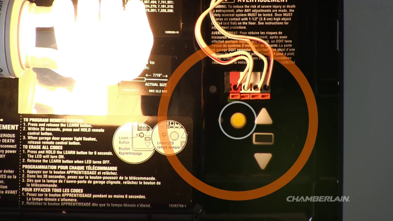 How To Reset Chamberlain Garage Door Opener After Power Outage