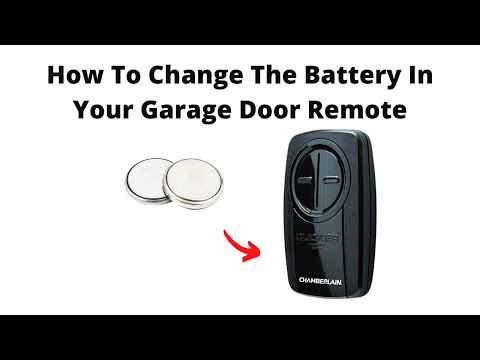 How Do You Change Battery In Chamberlain Garage Door Opener