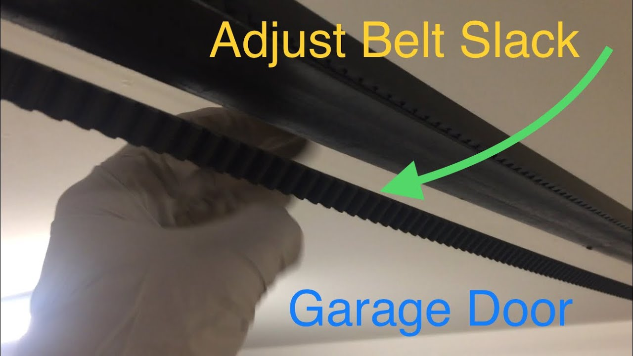 How To Adjust Belt Tension On Chamberlain Garage Door Opener