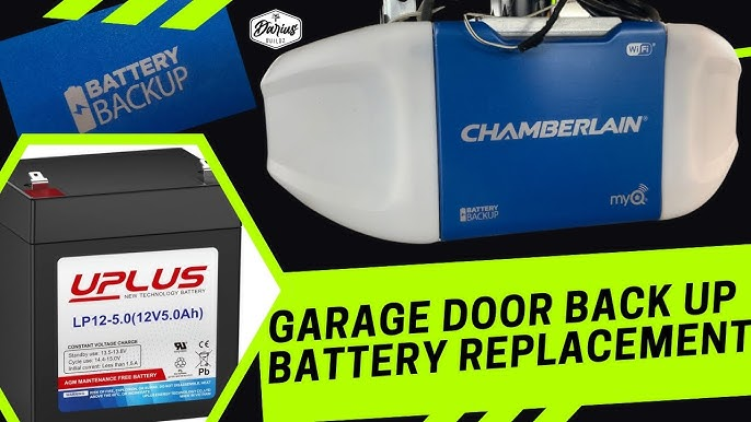 How To Change Backup Battery In Chamberlain Garage Door Opener