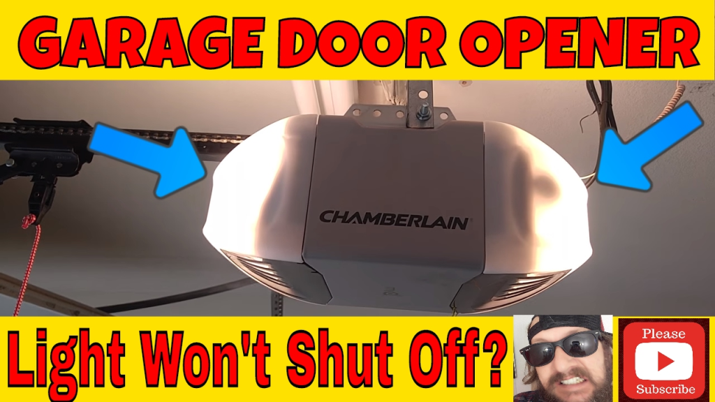 How To Turn Off Light On Chamberlain Garage Door Opener