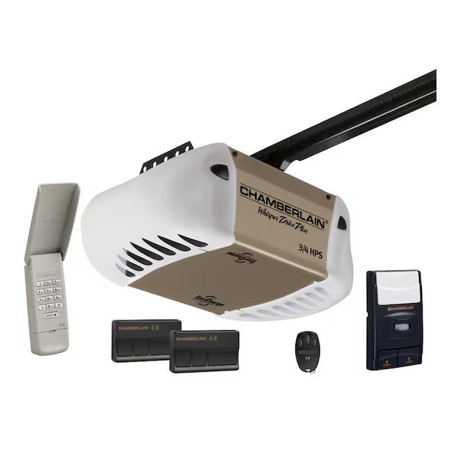 Chamberlain Whisper Drive 3 4 Hp Garage Door Opener Manual