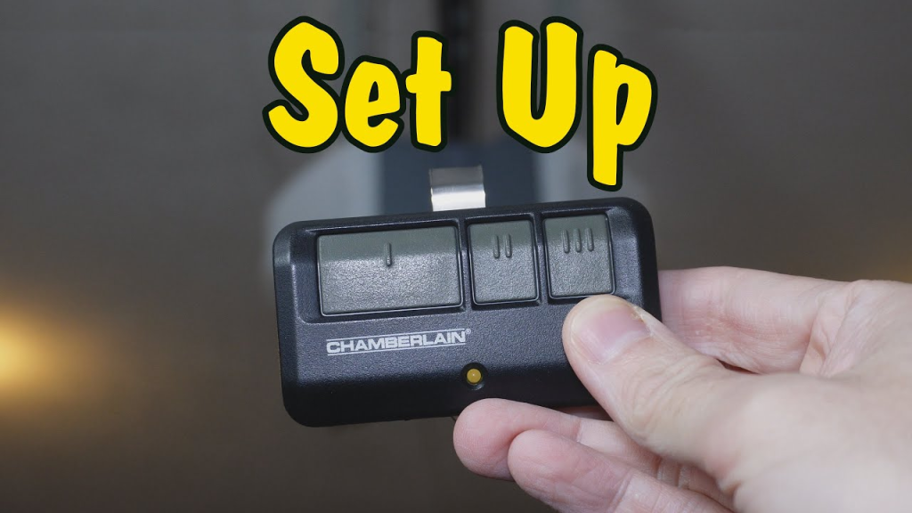 How To Program Chamberlain Garage Door Opener With Another Remote