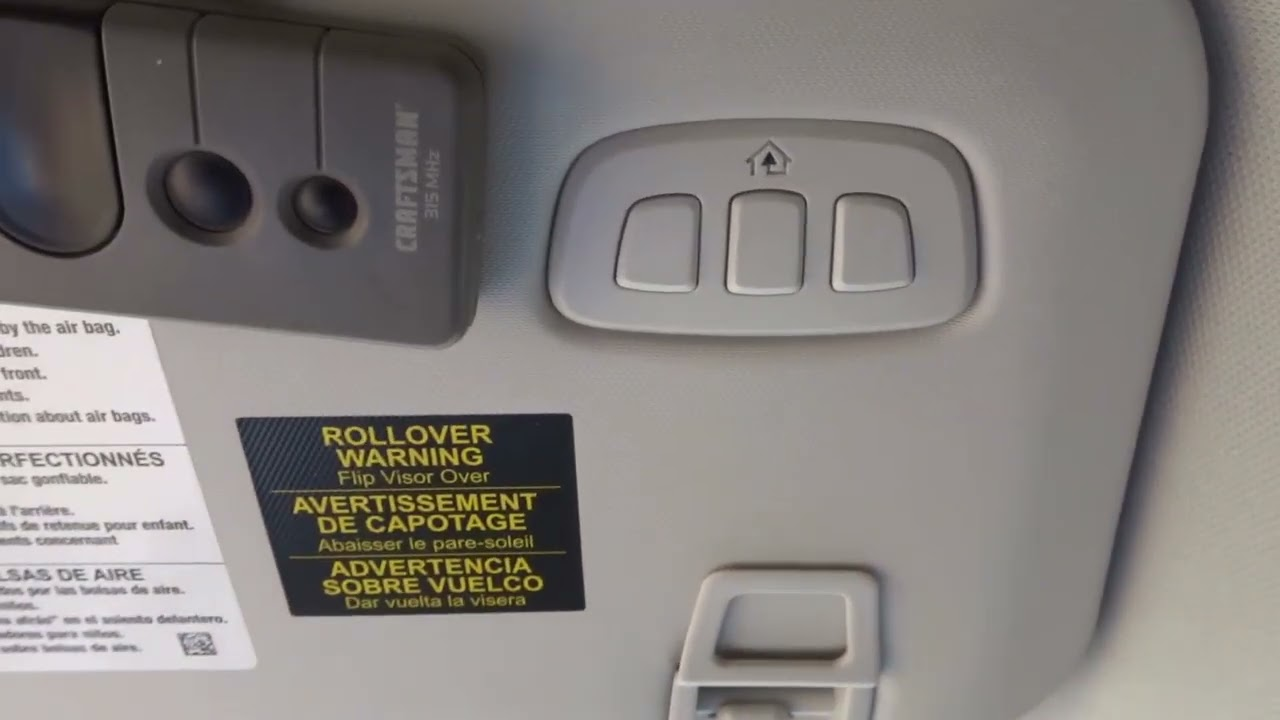 How To Pair Chamberlain Garage Door Opener With Ford Edge