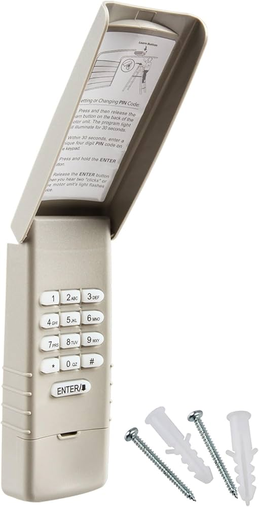 How To Program Yellow Button Chamberlain Garage Door Opener Keypad