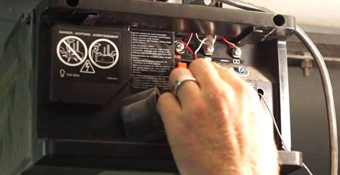 How To Wire Chamberlain Garage Door Opener In Prewired Home