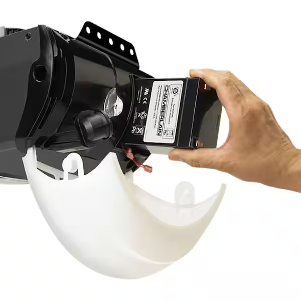 Installing The Backup Battery In The Chamberlain Garage Door Opener