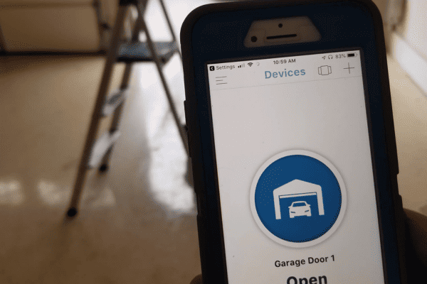 Open Chamberlain Garage Door When My Phone Connects To Wifi