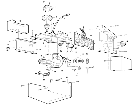 Parts For A Chamberlain Liftmaster Formula 1 Garage Door Opener