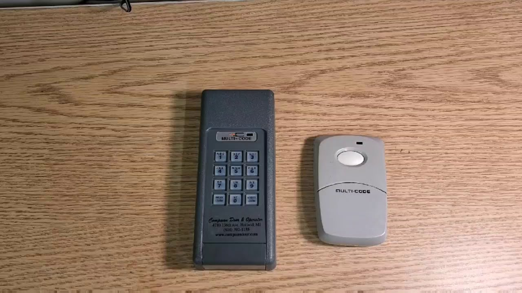 Programing A Chamberlain Garage Door Opener To Multi Multicode Gate