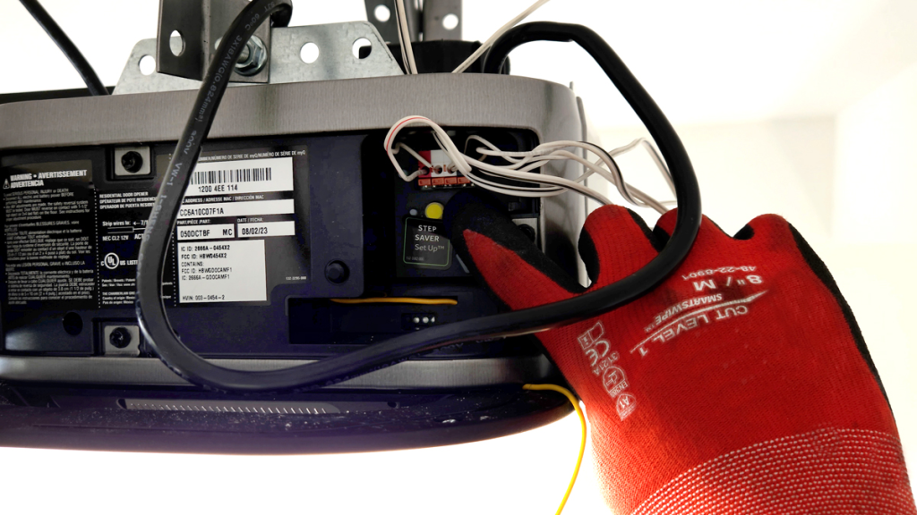 The Learn Button In Chamberlain Belt Drive Garage Door Opener