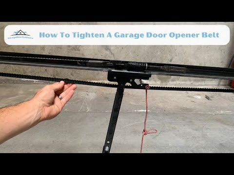 Tighten The Belt On A B503 Chamberlain Garage Door Opener