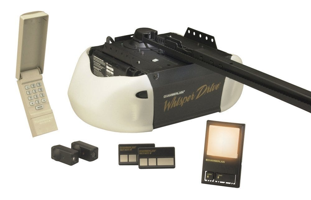 Chamberlain 0.5-Hp Whisper Drive Belt Garage Door Opener Installation