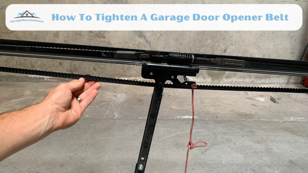 How To Adjust Belt On Chamberlain Garage Door Opener
