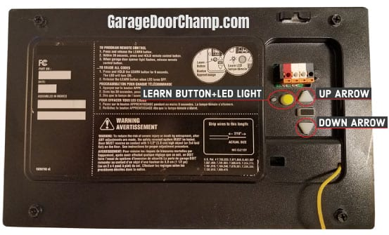 Chamberlain Garage Door Opener Light Click Motor Won’t Move