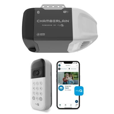 Chamberlain 1.25-Hp Myq Smart Belt Drive Garage Door Opener