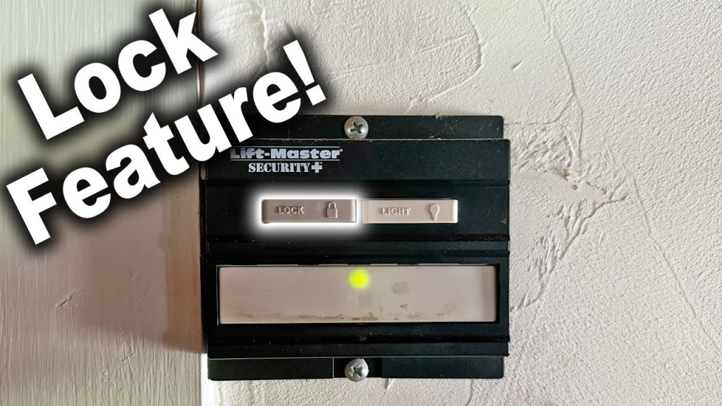 Chamberlain 4200 Garage Door Opener Have A Lock Feature