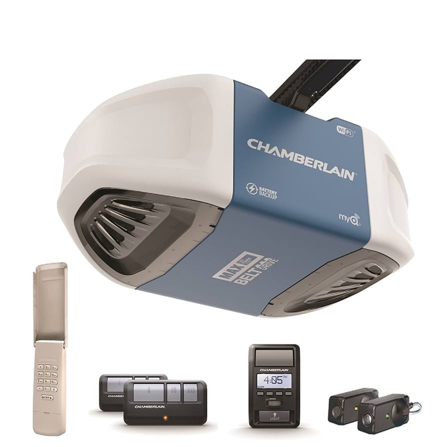 Chamberlain B970C Myq Controlled Belt Drive Garage Door Opener
