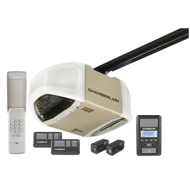 Chamberlain Belt Drive Garage Door Opener With Battery Backup
