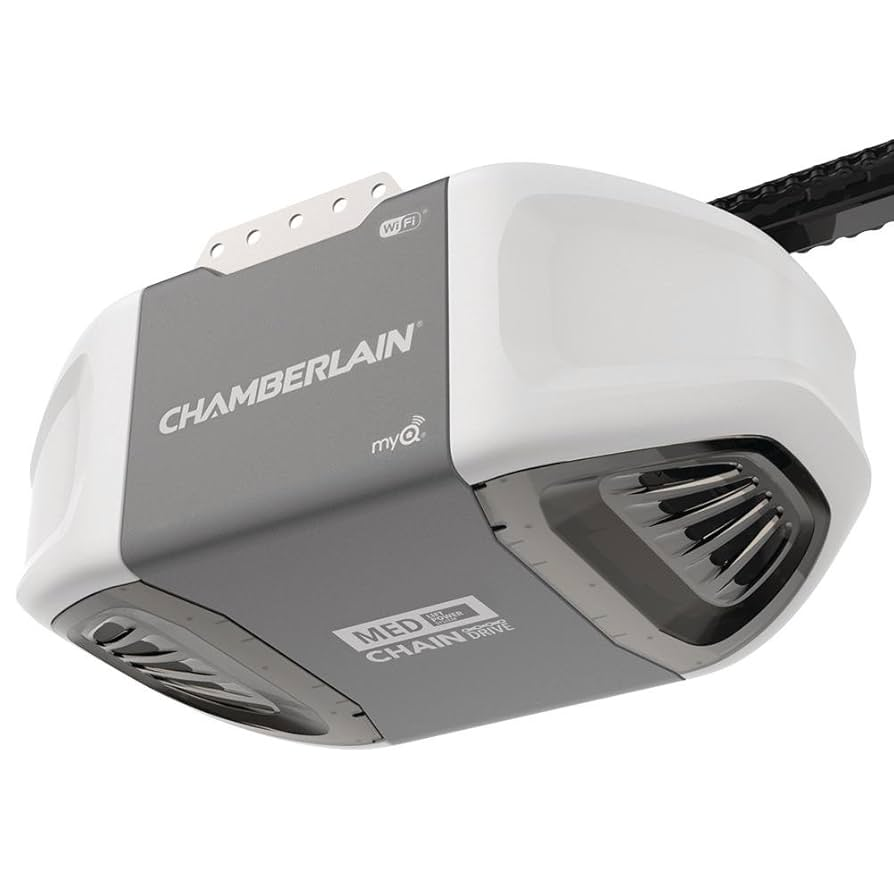 Chamberlain C450 Smartphone-Controlled Durable Chain Drive Garage Door Opener