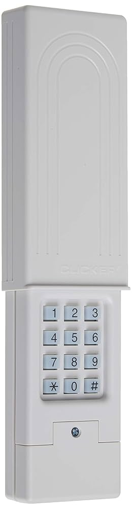 Chamberlain Clicker Universal Wireless Keypad Garage Door Opener Instructions