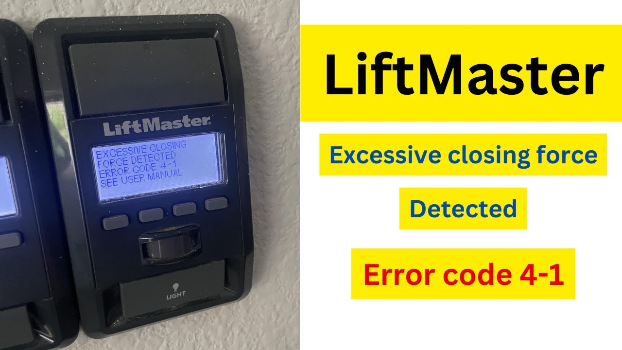 Chamberlain Garage Door Opener Error Code 11 Sensor Blocked: A Complete Troubleshooting Guide